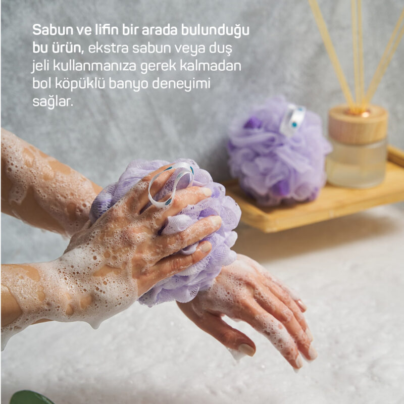 SABUNLU BANYO LİFİ – Lavender - Görsel 3