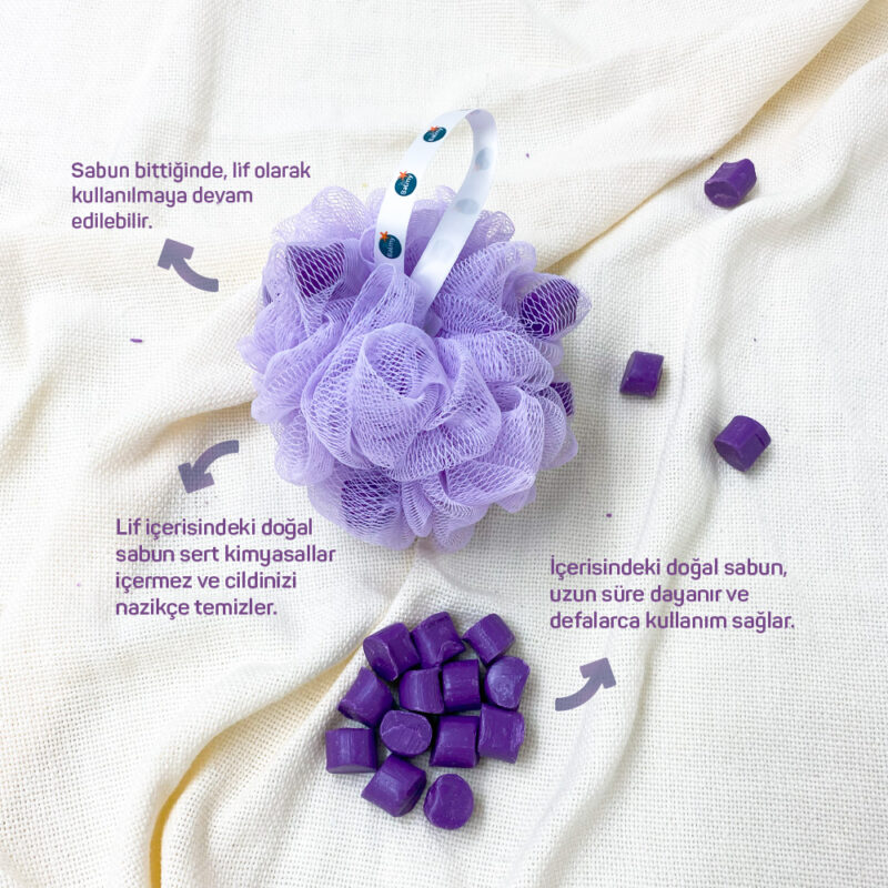 SABUNLU BANYO LİFİ – Lavender - Görsel 4