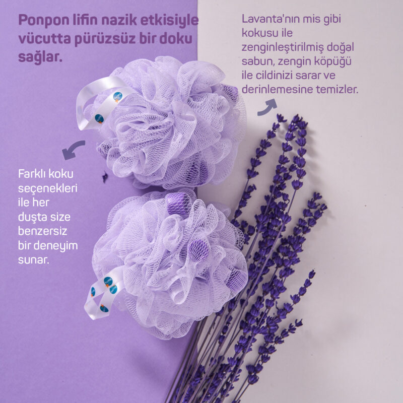 SABUNLU BANYO LİFİ – Lavender - Görsel 5