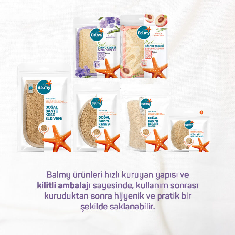 DOĞAL SABUN DOLGULU BANYO KESESİ – Menekşe & Adaçayı Kokulu - Görsel 7