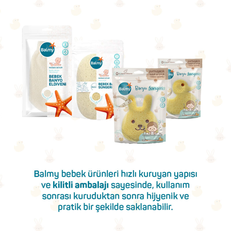 BEBEK TAVŞAN BANYO SÜNGERİ - Görsel 6