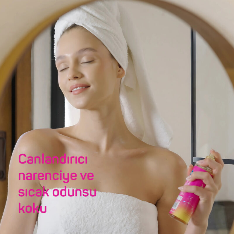 Balmy Carmenta Kadın Vücut Spreyi, Şeftali & Sandal Ağacı & Beyaz Misk 200 ml - Görsel 5