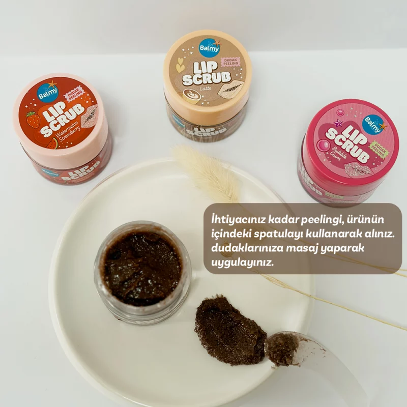 Balmy çikolata dudak peelingi çeşitleri