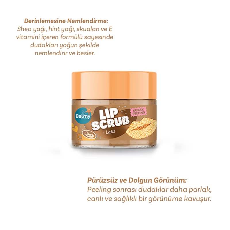 Balmy Hindistan Cevizi ve Çikolatalı Dudak Peelingi kullanım bilgisi