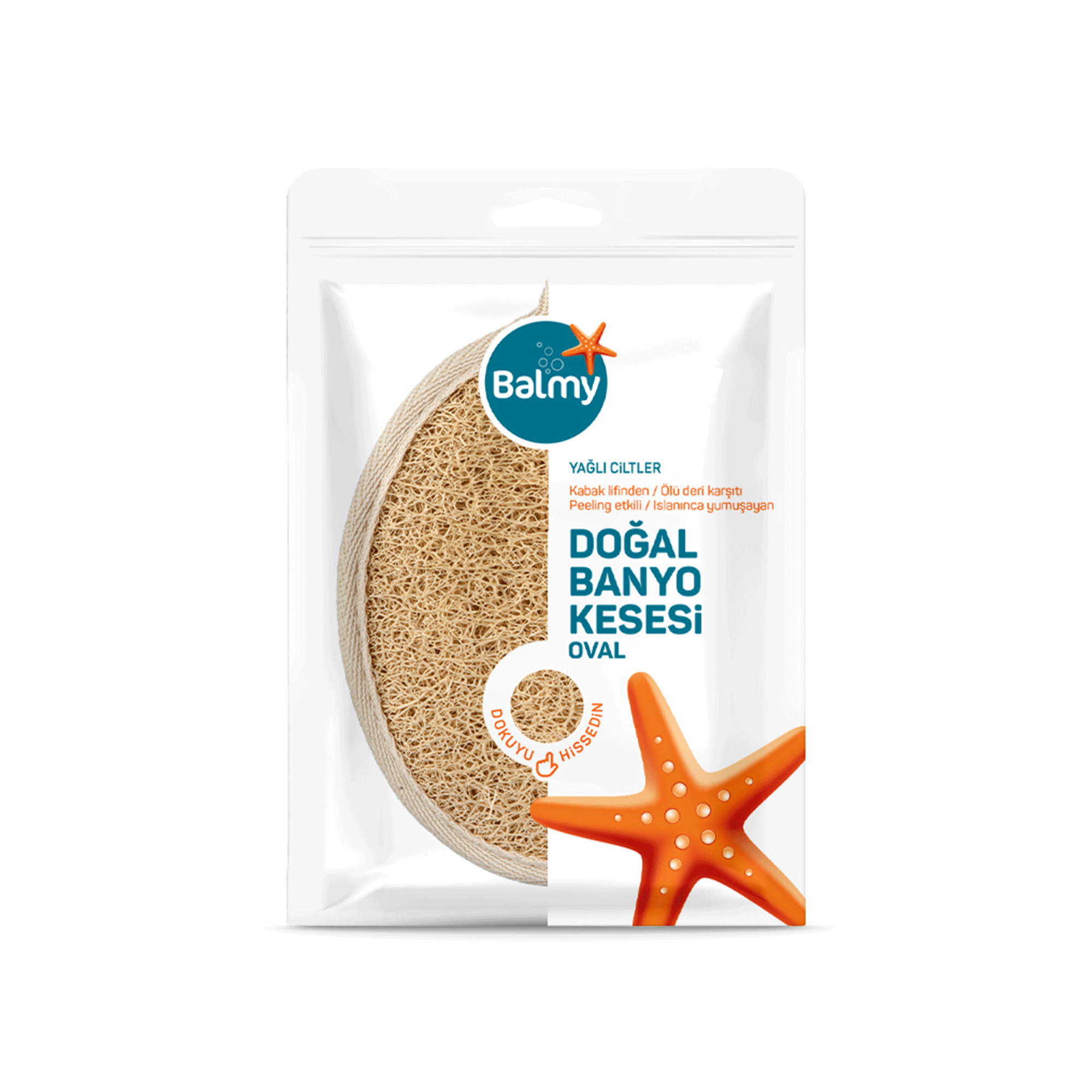 Doğal Banyo Kese - Oval