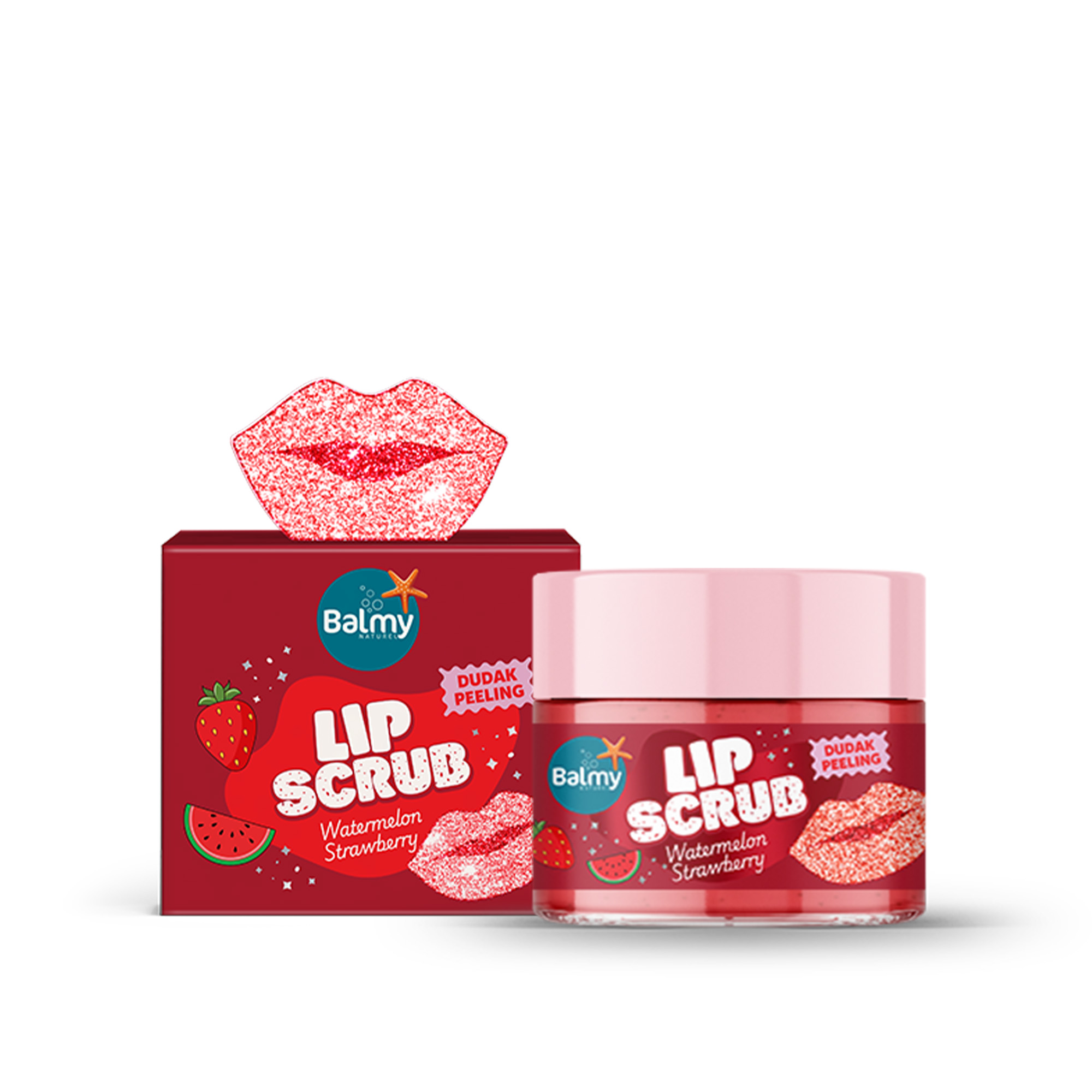 Dudak Peeling - Karpuz ve Çilekli